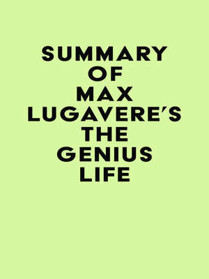 cover image of Summary of Max Lugavere's the Genius Life